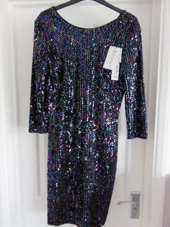 Image 1 of Roman sequinned dress in size14