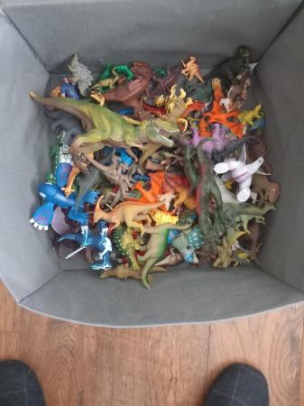 Image 1 of Kids dinosaur plastic toys