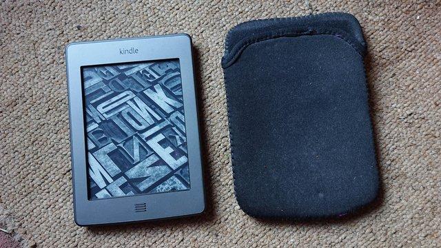 Preview of the first image of Kindle Touch E Book Reader.