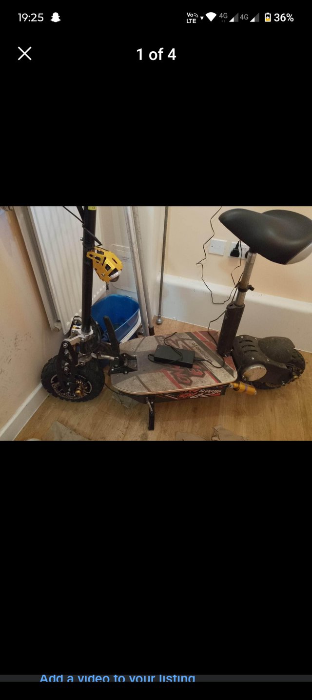 Preview of the first image of Off road adult electric scooter.