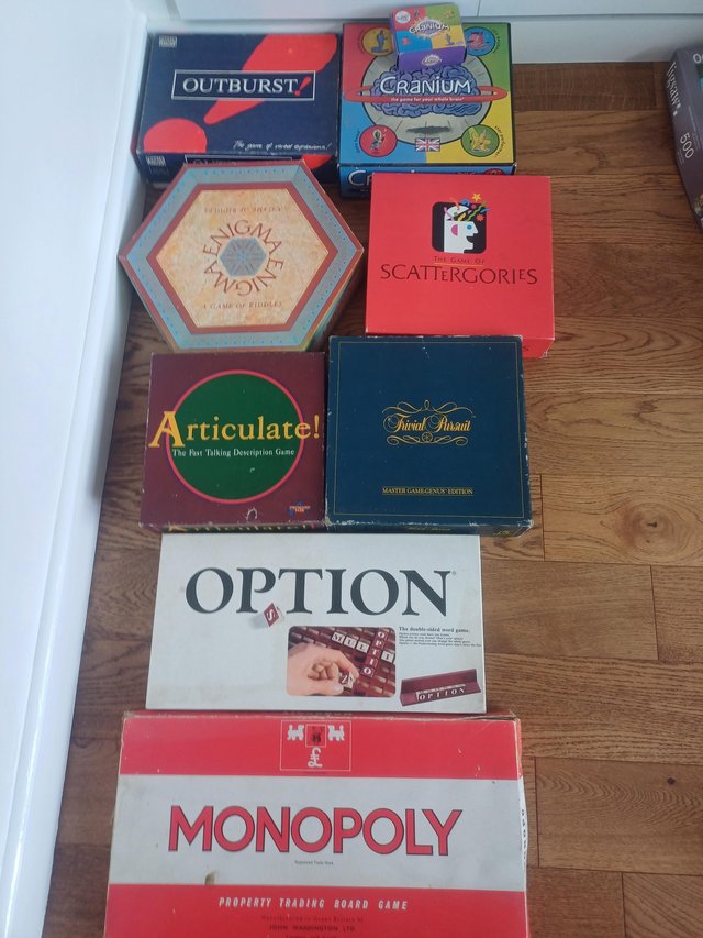 Preview of the first image of Popular Board games. All used condition.