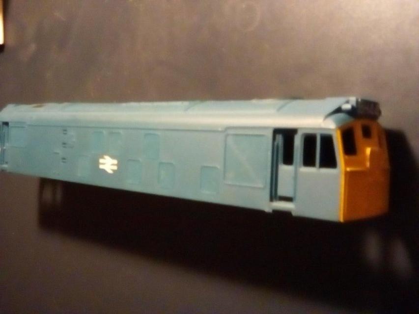 Preview of the first image of Hornby oo gauge class 25247 body only in BR blue.