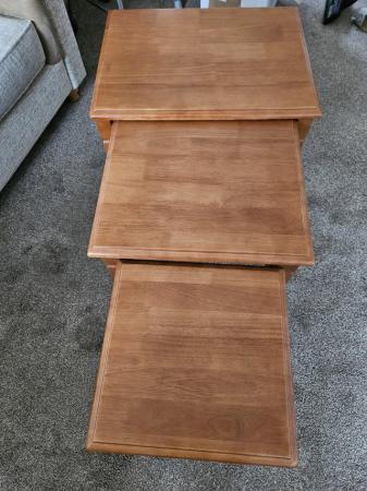 Image 2 of NEST TABLES - SET OF 3 FOR SALE