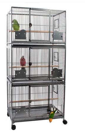 Image 4 of Parrot-Supplies Parrot Triple Breeding Parrot Cage OrDisplay
