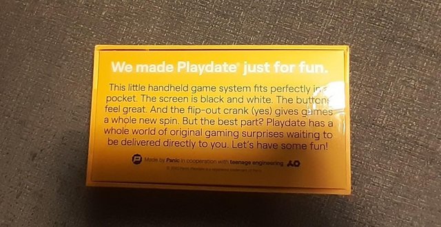 Preview of the first image of Playdate handheld games console - rare, unique, boxed, new.