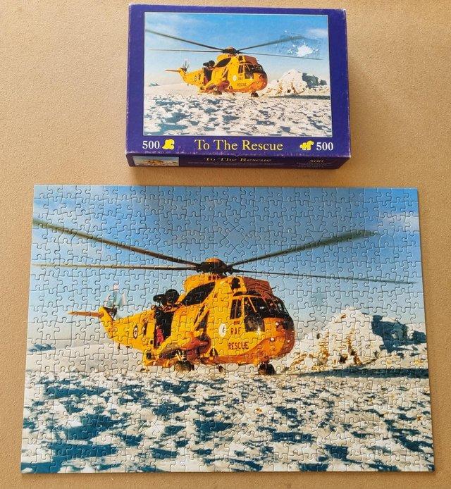 Preview of the first image of 500 piece jigsaw called TO THE RESCUE by THOP..
