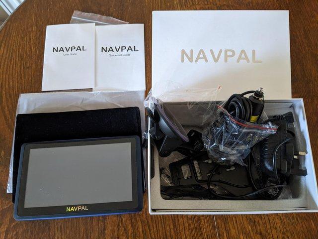 Preview of the first image of Sat Nav Navpal 7" screen - nearly new.