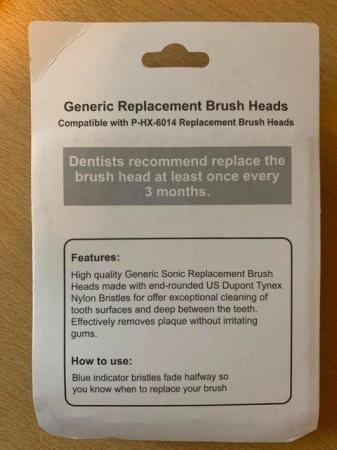 Image 3 of Philips P-HX-6014 Compatible Toothbrush Heads