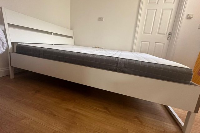 Preview of the first image of King size bed with mattress for sale CB1.