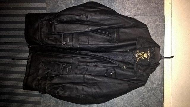 Preview of the first image of Mens Leather Jacket - New - XXL.