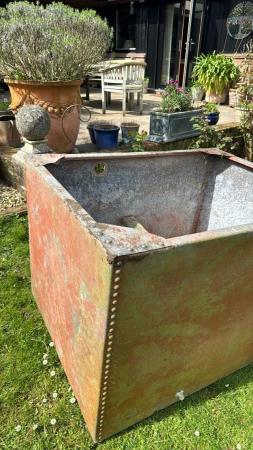 Image 2 of Large riveted trough/planter