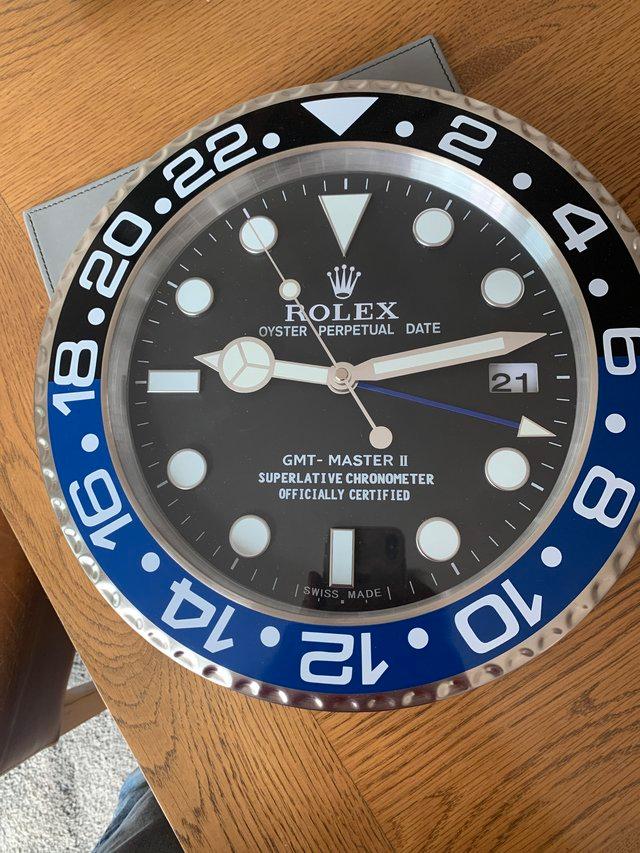 Preview of the first image of Genuine Rolex wall display time piece Only..