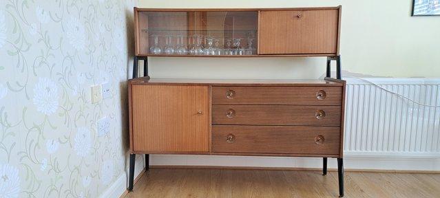 Image 3 of Nathan 1960s drinks and storage cabinet.