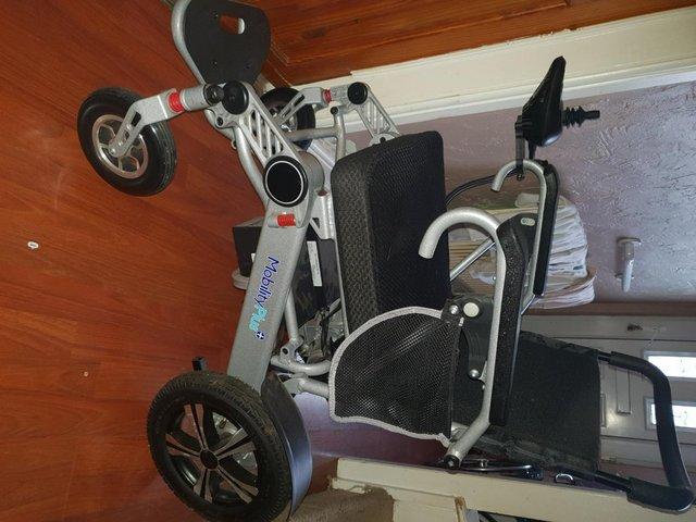 Preview of the first image of mobilityplus folding electric wheelchair.