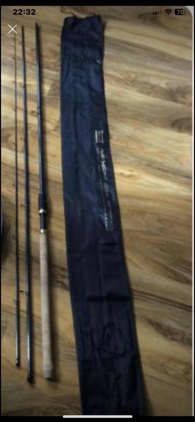 Preview of the first image of Shakespeare Mach 3 , 13.6 ft power float rod.