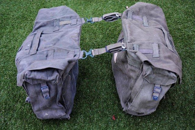 Image 3 of Motor Cycle Canvas Luggage Bags