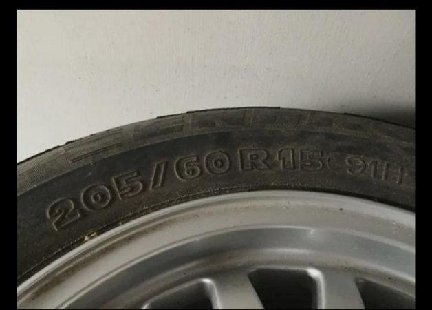 Image 3 of Five BMW 15” Alloy Wheels Good Condition