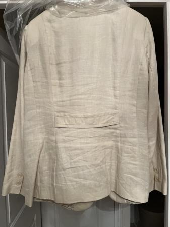 Image 2 of Linen jacket cream size 14