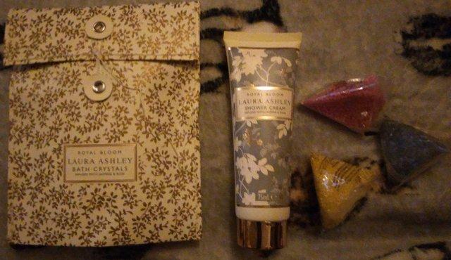 Preview of the first image of Laura Ashley Bath Gifts & Marks & Spencer Bath Gifts.