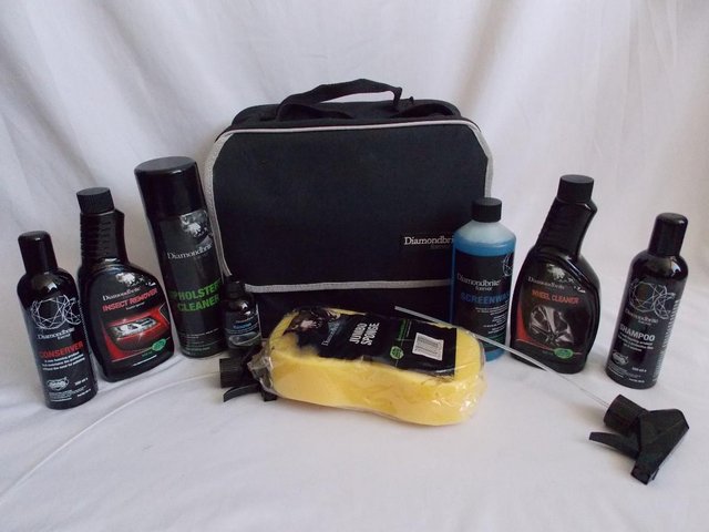 Preview of the first image of DiamondBrite Forever Car Cleaning Kit With Carry case NEW.