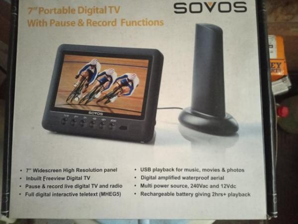 Image 1 of Sovos 7"portable digital tv