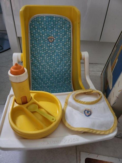 Preview of the first image of Vintage Fisher Price Dolls High Chair.
