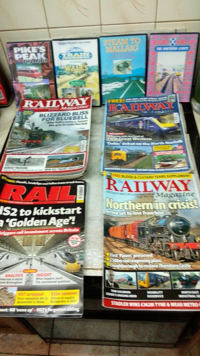Preview of the first image of RAILWAY MEMORABILIA DVD'S & MAGAZINES.