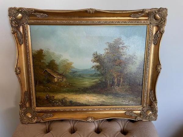 Image 3 of Scenic Oil Painting in frame