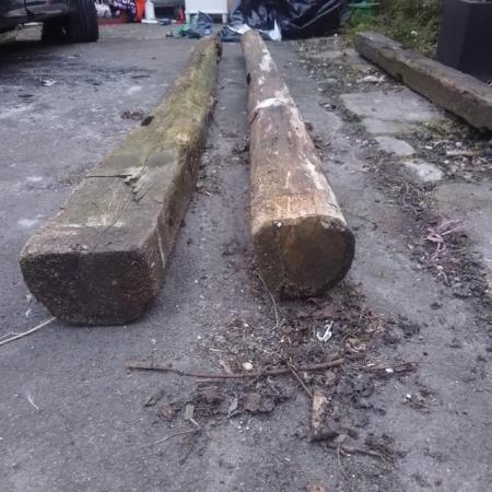 Image 8 of FENCE POSTS AND SOLID OAK BEAMS FOR SALE