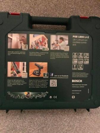 Image 2 of For Sale Bosch 18v Lithium-ion Cordless Combi Drill