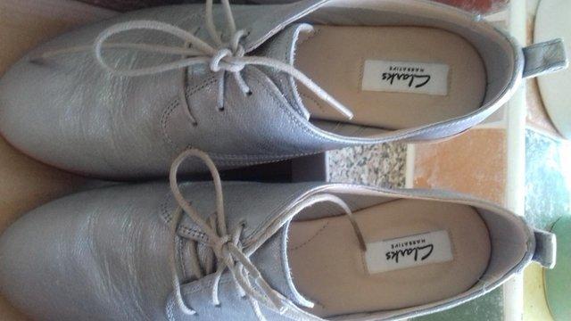 Image 2 of Ladies silver lace-up Shoes.....