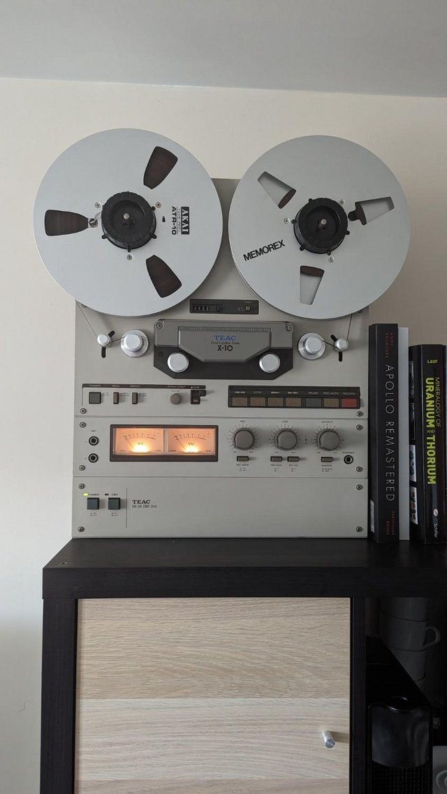Preview of the first image of TEAC X-10 Reel-to-Reel Tape Recorder Bundle Dual Capstan Dri.