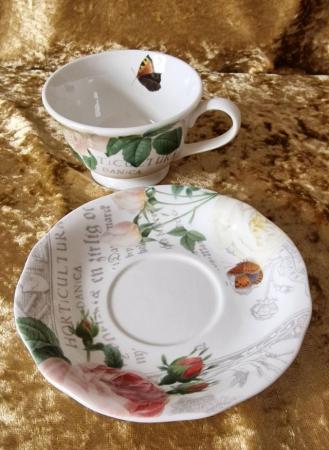 Image 4 of Royal Worcester RHS Roses – Tea Cup and Saucer