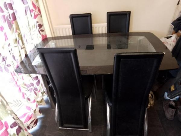 Image 2 of Dining table and chairs