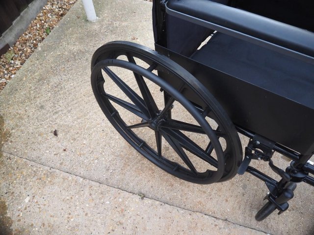 Preview of the first image of (A) Wheelchair Self Propelled Folding Light weight wheelchai.