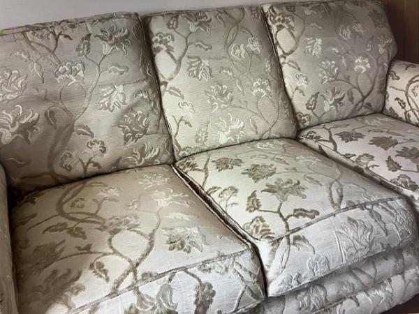 Image 1 of Sofa and two matching armchairs