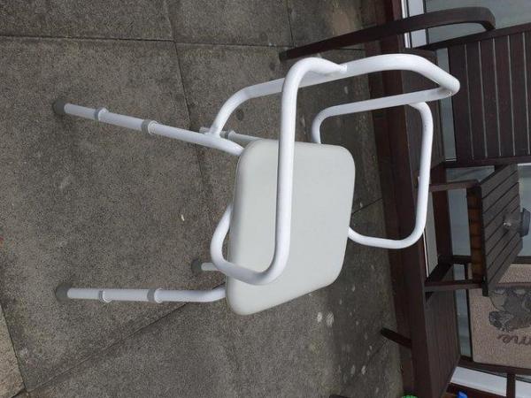 Image 2 of Shower Chair Adjustable Height