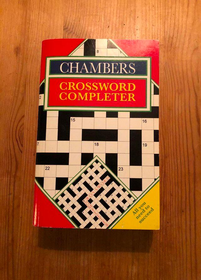 Preview of the first image of REVISED EDITION CHAMBERS CROSSWORD COMPLETER.