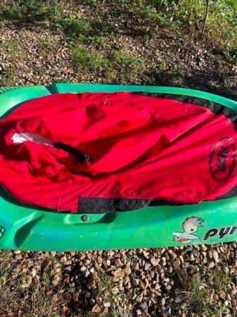 Image 3 of Pyranha Kayak complete with paddle and spraydeck
