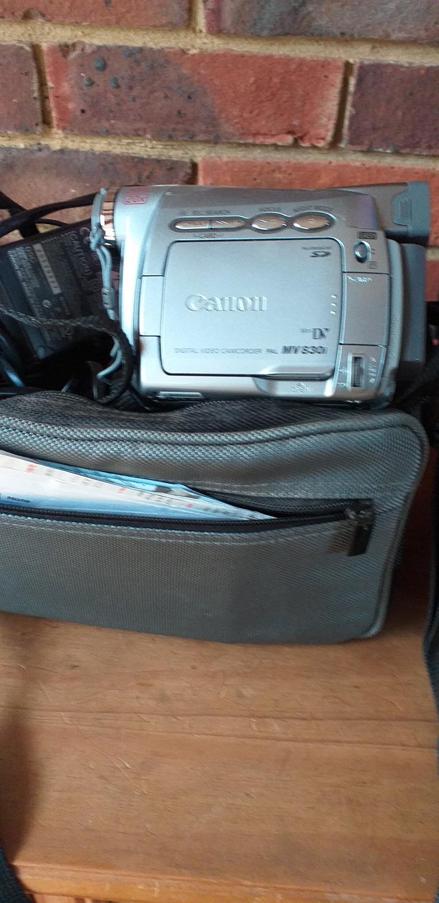 Preview of the first image of Canon digital video camcorder.