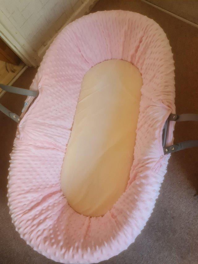 Preview of the first image of Baby moses basket without stand, £10.