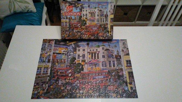 Image 3 of Gibson 1000 piece jigsaw titled I Love London.