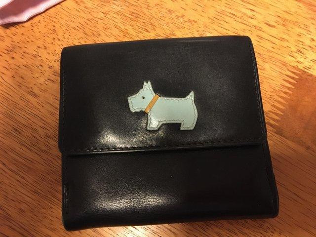 Preview of the first image of Radley black leather wallet/purse.