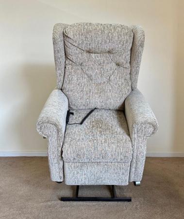 Image 7 of WILLOWBROOK ELECTRIC RISER RECLINER GREY CHAIR ~ CAN DELIVER