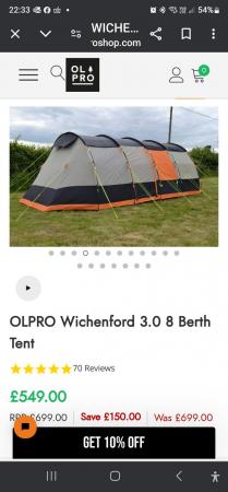 Image 3 of Olpro wichenford 3 tent,8 berth