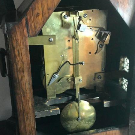 Image 6 of Steeple Clock double Fusee Rosewood cased
