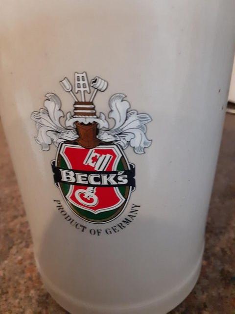 Preview of the first image of Ceramic Beck's Beer Stein..