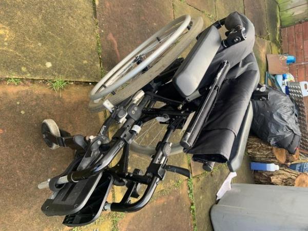 Image 2 of SELF PROPEL FOLDING WHEELCHAIR WITH CUSHION