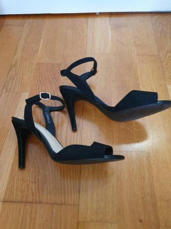 Image 1 of Womens size5/38 black stiletto sandle