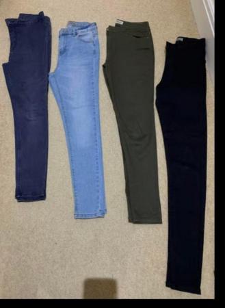 Image 1 of Young lady trousers denim and others